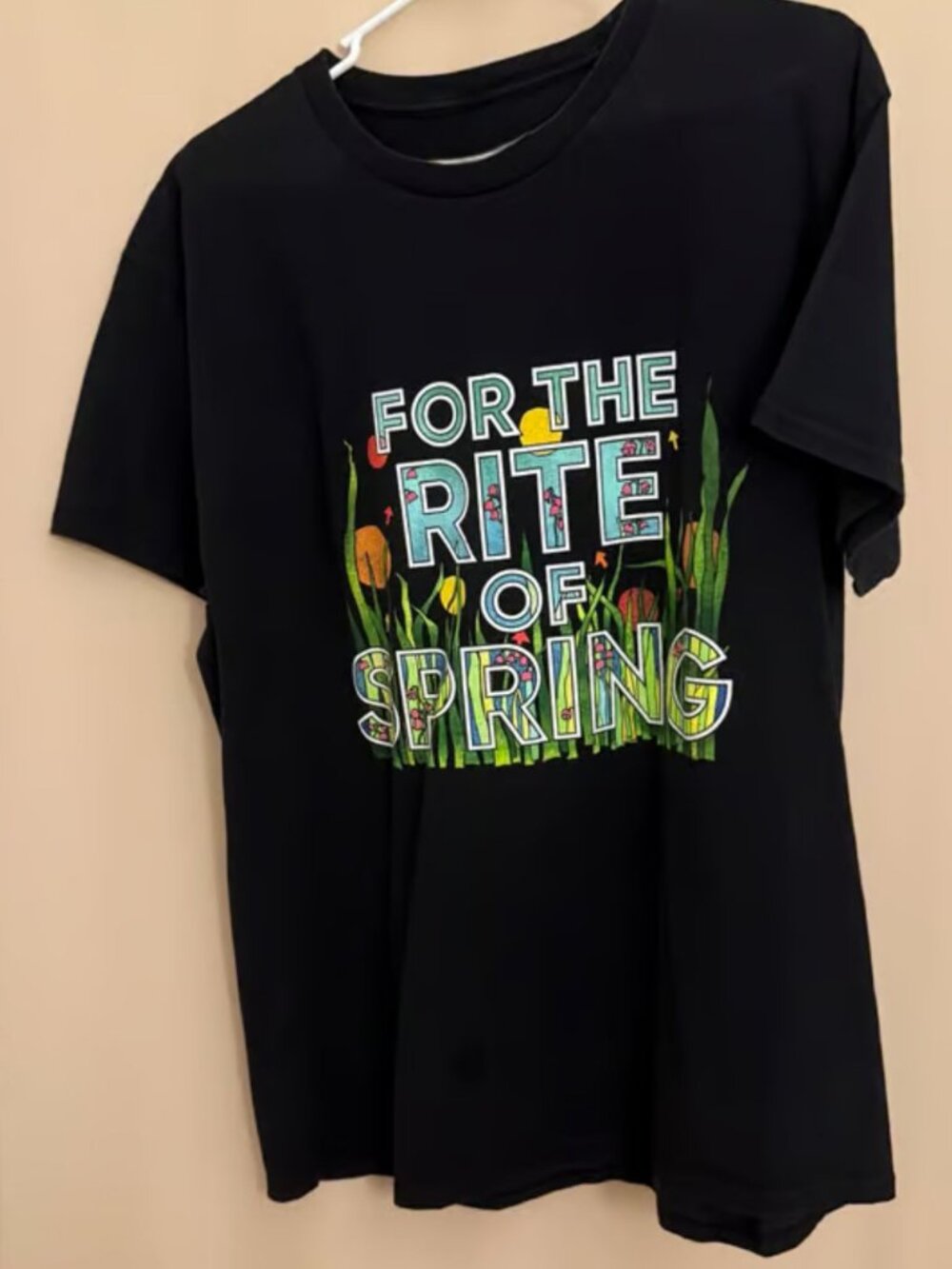For The Rite Of Spring Black T-Shirt